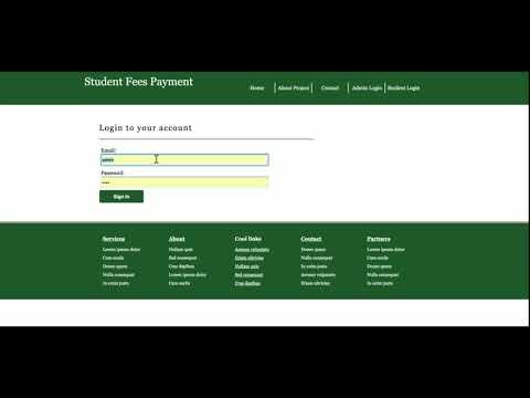 Student Fees Payment System Python Django Project Tutorial Python Crud Project