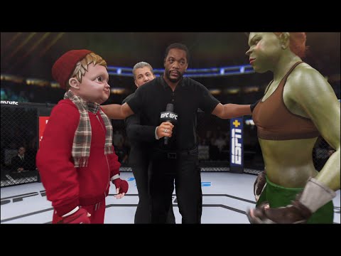 Hasbulla vs. Fiona Princess - EA Sports UFC 4 - Crazy UFC 👊🤪