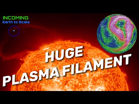 POLAR VORTEX 2026 / HUGE Plasma Filament Eruption / Alaska Earthquakes