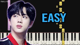 Download lagu BTS JIN Awake EASY Piano Tutorial by Pianella Pian... mp3