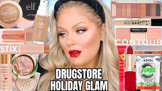 *ALL DRUGSTORE* Holiday Glam Makeup Tutorial 2023 | KELLY STRACK
