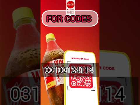 Cocacola codes Win cocacola bottle  cocacola 2025 new promo cocacola scan and win #cocacola