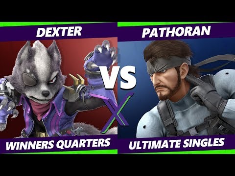 Smash Ultimate Tournament - Dexter (Wolf, Roy)  Vs. Pathoran (Snake) - S@X 293 SSBU Winners Quarters