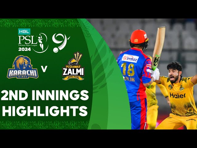 2nd Innings Highlights | Karachi Kings vs Peshawar Zalmi | Match 29 | HBL PSL 9 | M1Z2U