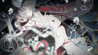 最初、神秘的な音と、キャッチーなメロディーが静かに始まって、から盛り上がるのかと思いきや、暫く静かになって、音が入ったらまた静かなのが凄すぎるからの、それから経ったサビは、神秘的さを引き継いだまま壮大な音使いになるのが最高ウナちゃんっていう歌姫選びも天才、映像も美しすぎる - 待ってて、彼岸で / 音街ウナSV