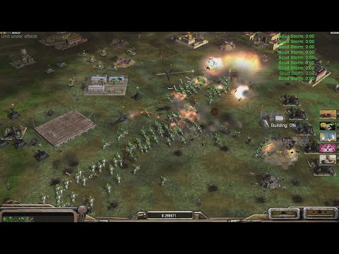 GLA Demolition (Full Throttle) - Command & Conquer Generals Zero Hour - 1 vs 7 HARD Gameplay