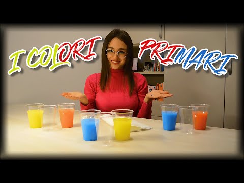 ESPERIMENTO COLORI PRIMARI E SECONDARI