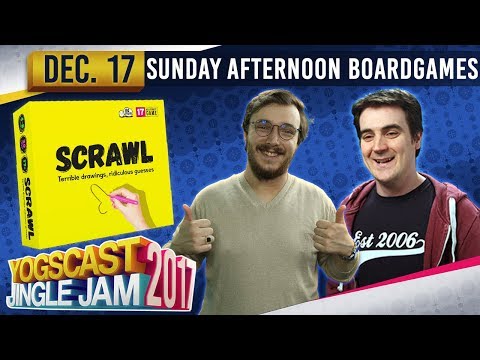 SUNDAY AFTERNOON BOARD GAMES - Scrawl - YOGSCAST JINGLE JAM - 17th December 2017