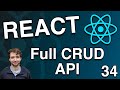 Code a Full CRUD API (Create, Read, Update, Delete) - React Tutorial 34