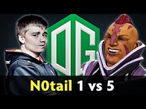 N0tail Anti-Mage 1 vs 5 — OG vs Faceless   .