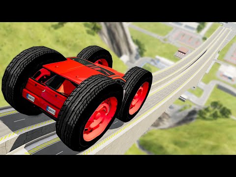 Сars High Jumping Crashes #18 - Beamng drive