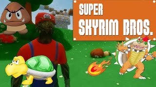 МАРИО В СКАЙРИМЕ !!!!! Обзор мода Super Skyrim Bros \\ Skyrim моды \\ Super Mario (Skyrim) Brothers