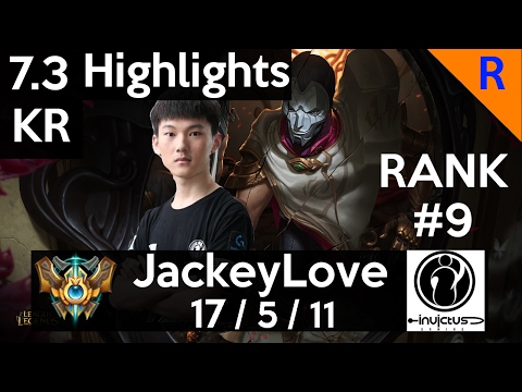 7.3 Highlights - IG JackeyLove (Jhin) 17-5-11 Lethality Build Jhin