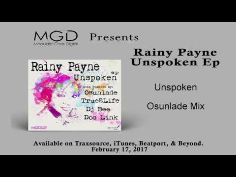 Rainy Payne Unspoken Ep - Promo Sample
