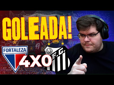 CASIMIRO REAGE: MELHORES MOMENTOS  DE FORTALEZA X SANTOS | 4X0 🦁 #casimiro
