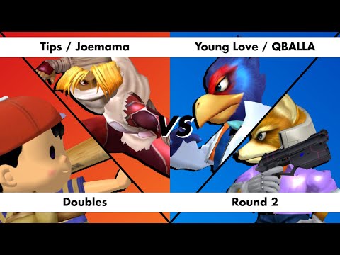 Tips (Ness) / Joemama (Sheik) vs Young Love (Falco) / QBALLA (Fox) - Doubles WR2 - The Returnament