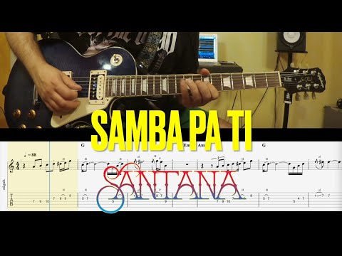 Carlos Santana - Samba pa ti - Guitar Lesson Tab - Andrew Squeezed Floyd