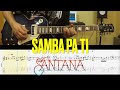 Carlos Santana Samba Pa Ti Guitar Lesson Tab Andrew Squeezed Floyd