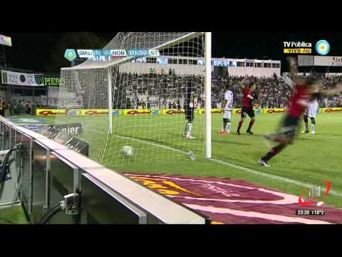 GOL DE MUÑOZ - SAN MARTIN SAN JUAN 1 NEWELL'S 1 - FECHA 3 (25 02 2013)