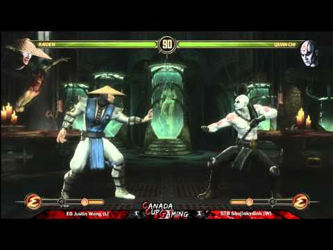 Justin Wong vs Shujinkydink - Canada Cup Gaming 2012 MK9 GF PT1