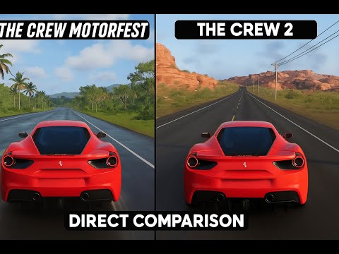 The Crew Motorfest vs The Crew 2 - Direct Comparison!