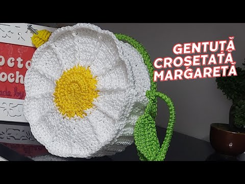 Geanta crosetata model margareta