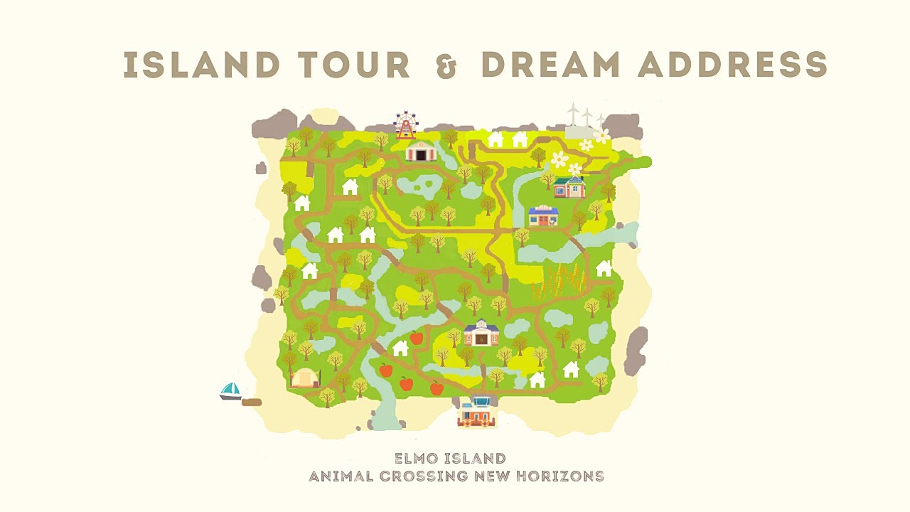 【あつ森】のどかなエルモ島を散策＆夢番地更新 | Completed island walk & Dream Address update【島紹介】