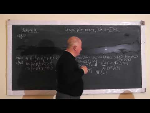 1/2 Lectia 1131 Intervale privite ca multimi Ecuatii si inecuatii cu modul Tema la algebra - Clasa 8