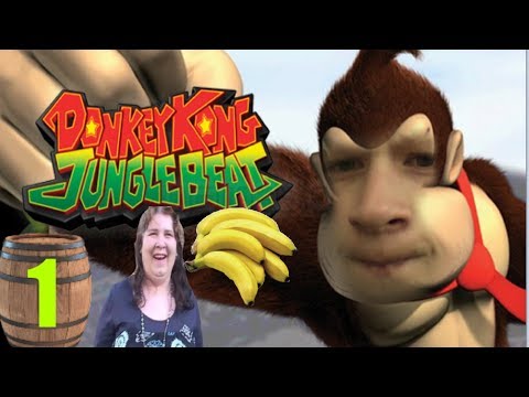 Donkey Kong Jungle Beat Playthrough Deel 1 - Eet Veel Bananen, Bananen Zijn Gezond!