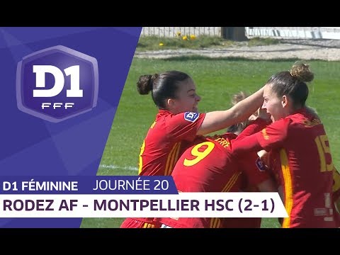 J20 : Rodez AF - Montpellier HSC (2-1) / D1 Féminine