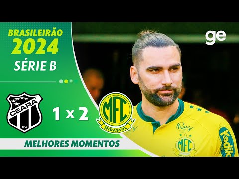Gols e lances de Ceará x Mirassol
