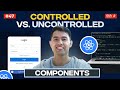 47 React Controlled Vs Uncontrolled Components Master React Forms With Notes And Code Examples