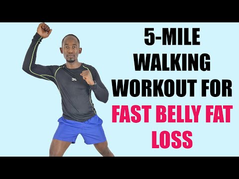 10000 Steps INTENSE Walk at Home Cardio Workout Melt 700 Calories