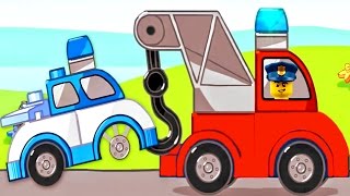 Lego Tow Trucks & Lego Police Car by LEGO Duplo Playground Games and Videos for Children