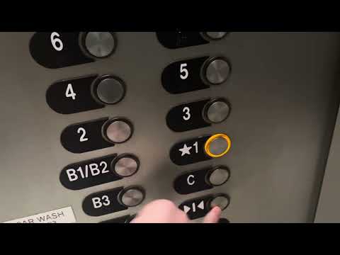 RARE ThyssenDover Traction Elevators @ One Atlantic Center Parking Garage, Atlanta, GA