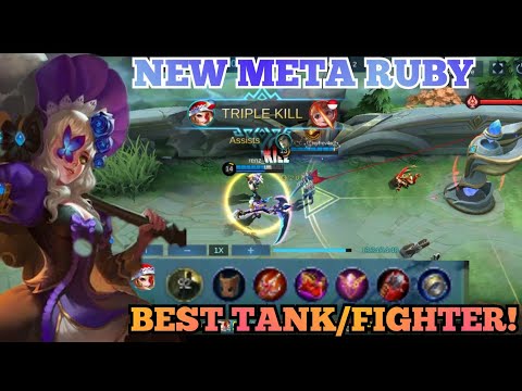THE NEW META RUBY (TANK/FIGHTER) | BEST GAMEPLAY | Mobile Legends: Bang Bang