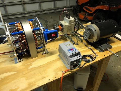 Low rpm efficiency test of new generator