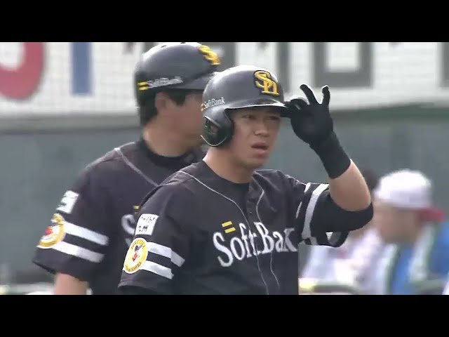 【8回表】ホークス・長谷川 初球打ち!! 代打でタイムリー!! 2016/9/4 E-H