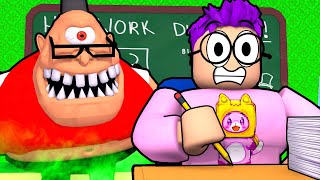 Can We Escape ROBLOX MR. STINKY&#39;S DETENTION!? (FREE LANKYBOX MERCH REVEAL!)