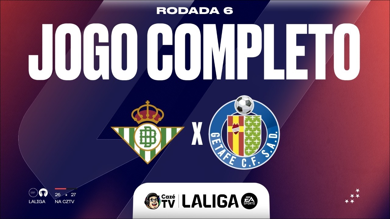 JOGO COMPLETO: REAL BETIS X GETAFE | LALIGA 26/27 | 6ª RODADA