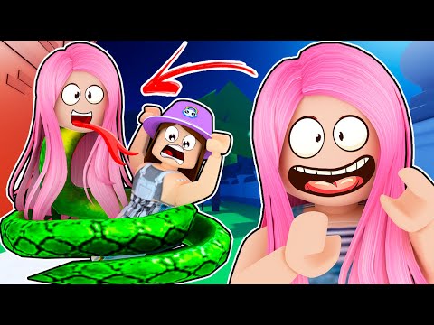 Roblox - MINHA MÃE VIROU UMA COBRA (Snakey)