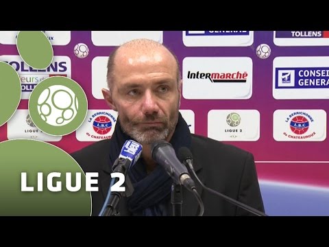 Conférence de presse Châteauroux - Nîmes Olympique (2-1) - 2014/2015