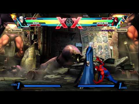 Ultimate Marvel vs Capcom 3 (PS3) Non-Ranked Matches 160 - Spider-Man's OTG