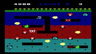 Dig Dug (hack of "The Mine") for the BBC Micro