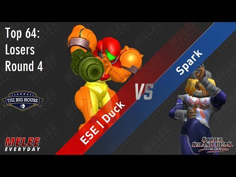 The Big House 8 - ESE | Duck (Samus) vs. Spark (Sheik) - SSBM - Top 64 - Losers R4