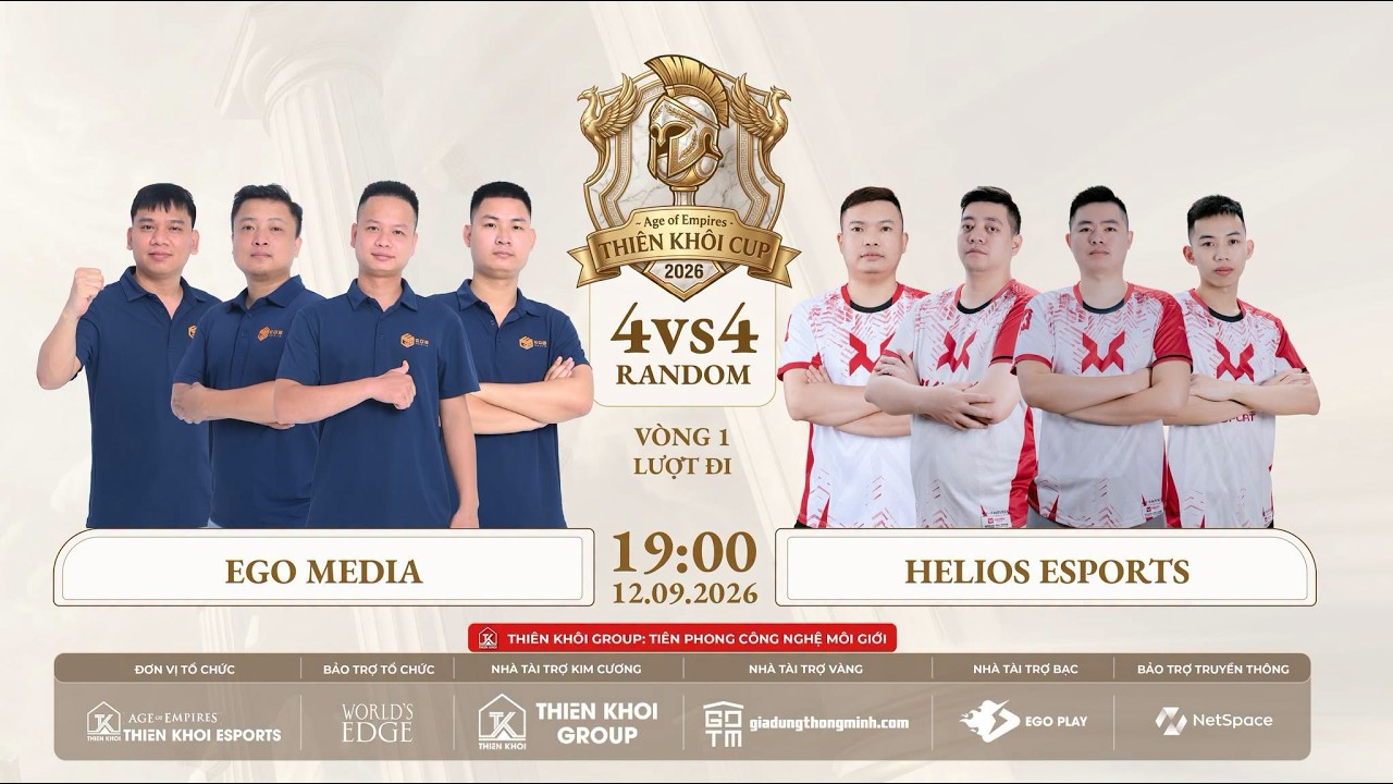 EGOMEDIA vs HELIOS Esports | AoE Thiên Khôi Cup 2026