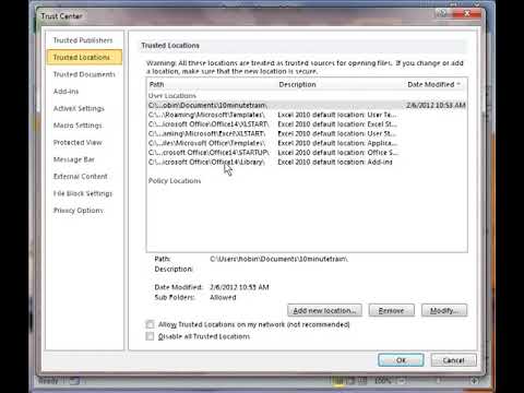 Excel VBA Tutorial 1 - Setup VBA Environment