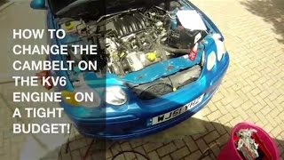 How to Change the Cambelts on a KV6 engine - on a Tight Budget with No Special Tools