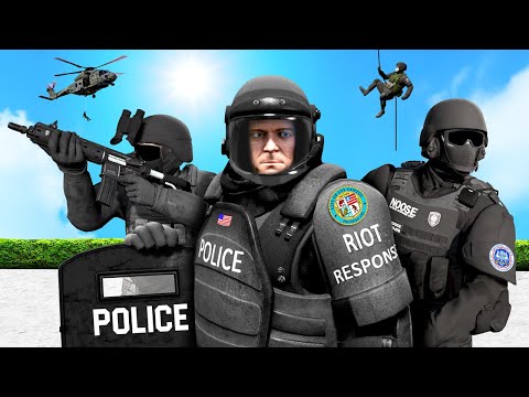 Joining RIOT POLICE SQUAD in GTA 5!