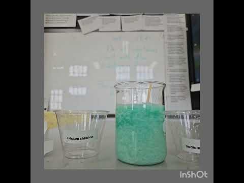 combining sodium carbonate and calcium chloride